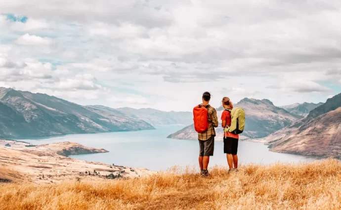 Global Adventures: Scenic view of a remote landscape.