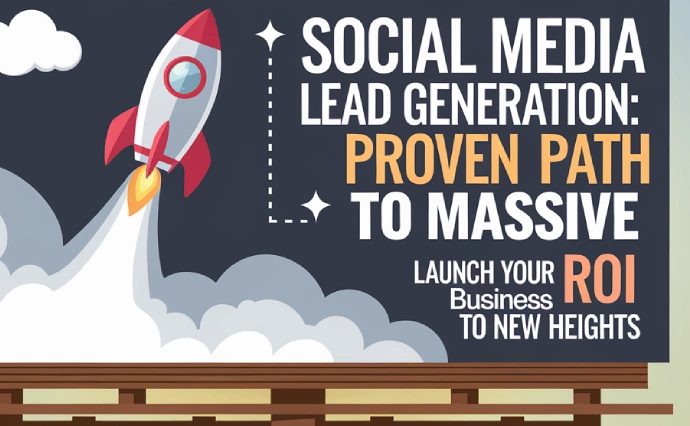 Social media lead generation graphic