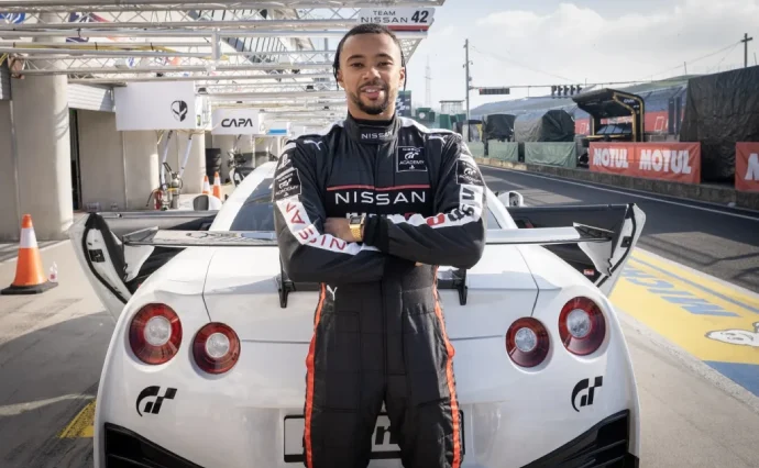 Jann Mardenborough racing in GT3 car