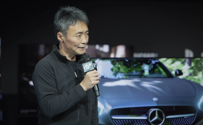 Kazunori Yamauchi net worth at Gran Turismo game launch event