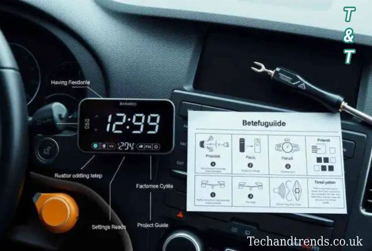 Baimoqi Car Digital Clock Manual setup guide