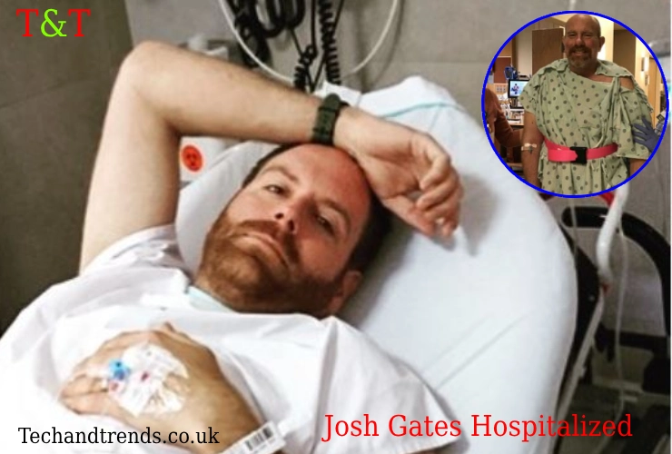 Josh Gates accident scene with emergency response