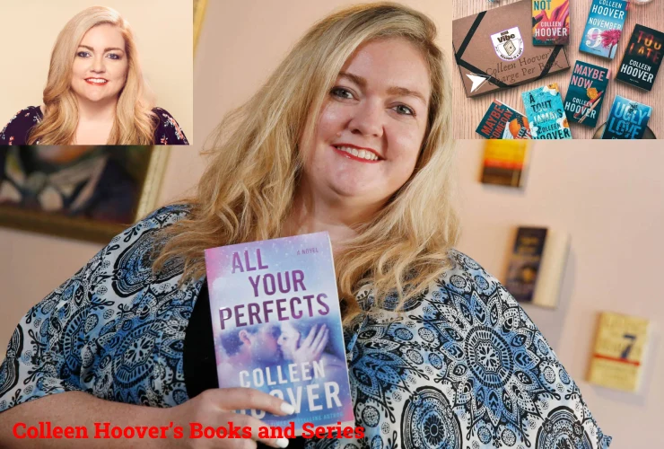 Colleen Hoover net worth and bestselling books on display