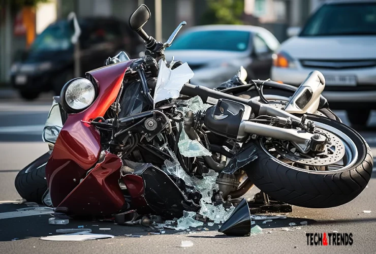 Motorcycle accident lawyer near me assisting injured rider